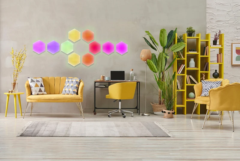 Connect Smart Home AmbiColour Smart Hexagon Lights 10 Pack