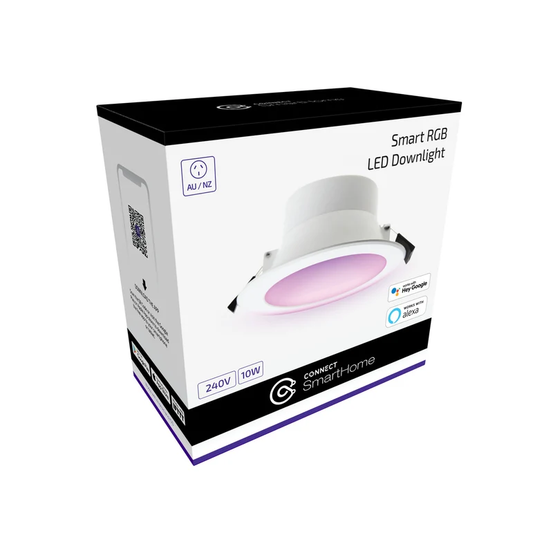 Connect Smart Home 10W Smart RGB Downlight 240V