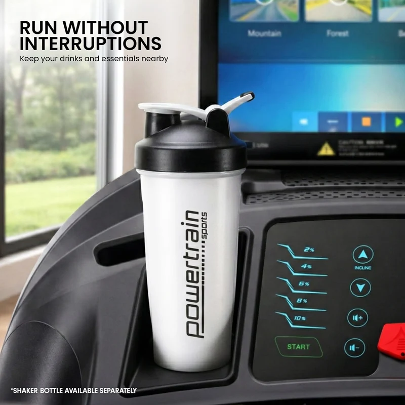 Powertrain V1100 Treadmill with Wifi Touch Screen and Incline