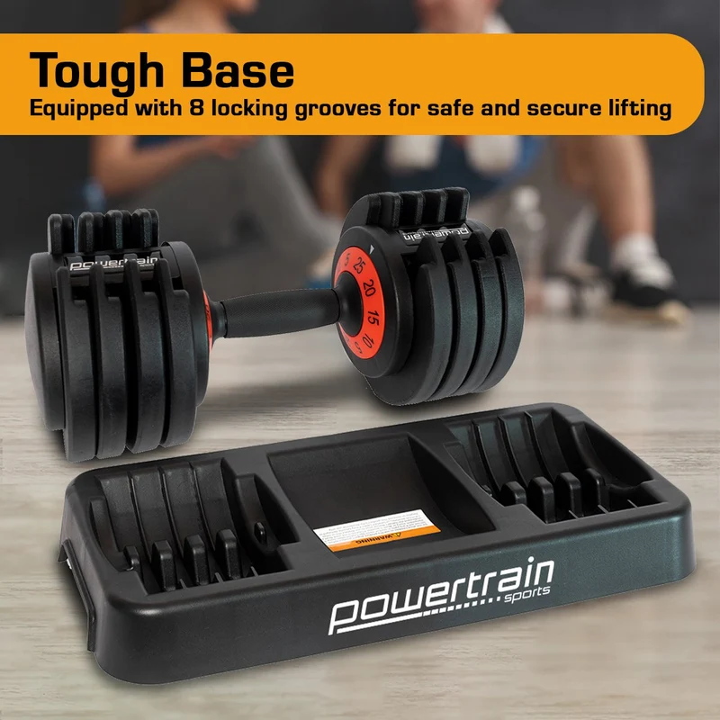 Powertrain 50kg GEN2 Pro Adjustable Dumbbell Set