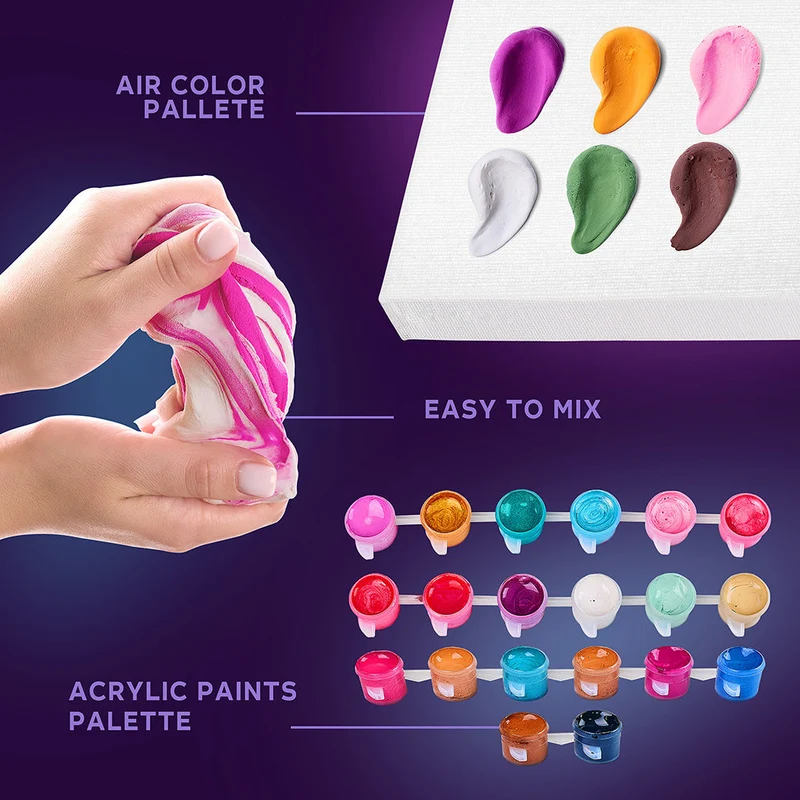 Okto 3D Modeling+Painting Kit 30x40cm - Hummingbirds in Love