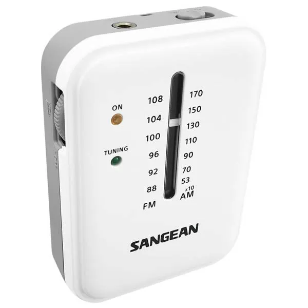 Sangean SR-32 FM / AM Hand Held Receiver - White / Grey