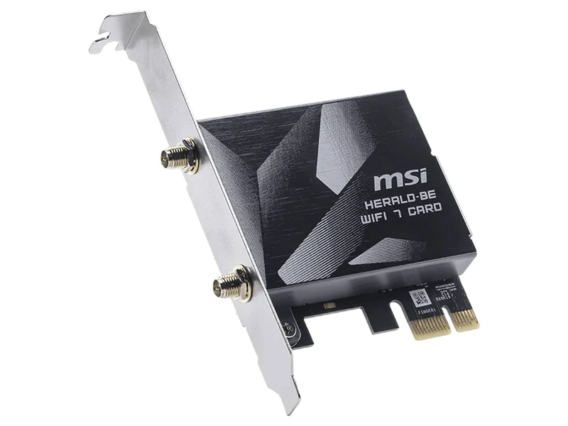 MSI HERALD BE9400 Wi-Fi 7 PCIe Adapter