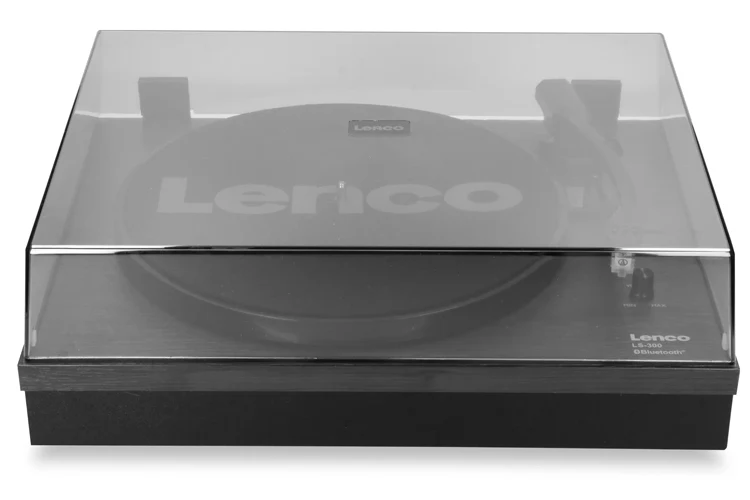 Lenco LS-300 Turntable with Bluetooth Connectivity & 2 Speakers (Black)