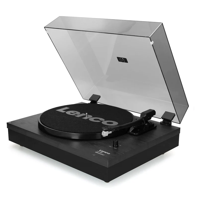 Lenco LS-300 Turntable with Bluetooth Connectivity & 2 Speakers (Black)