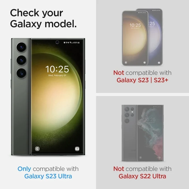 Spigen Samsung Galaxy S23 Ultra Neo Flex 2PCS Screen Protector - Clear