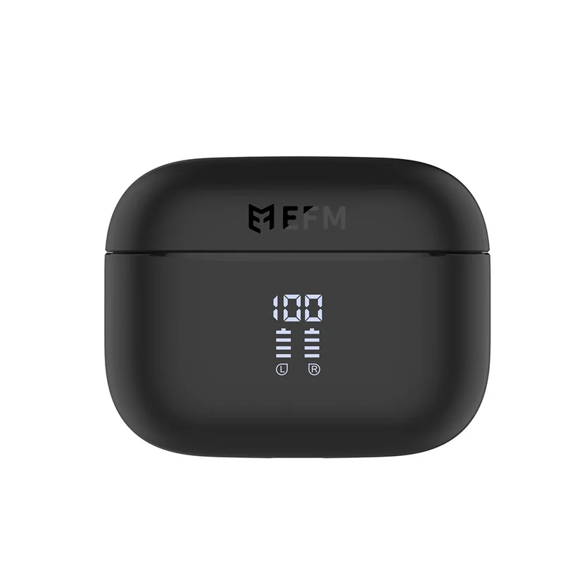 EFM Essential Audio Bundle Trio with Bluetooth Speaker, Headphones and TWS Earbuds (Black)