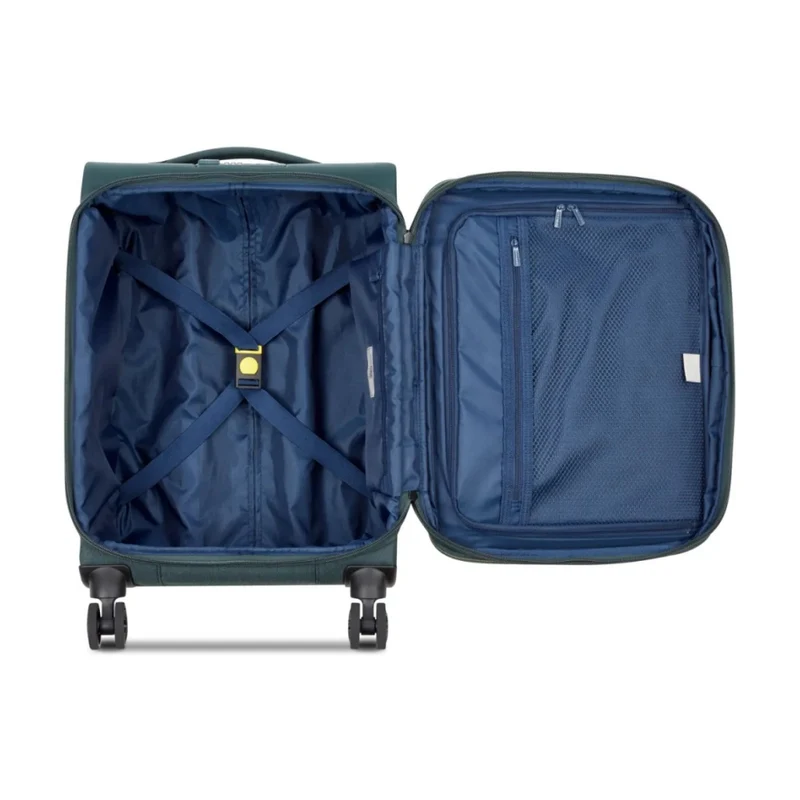 Delsey Brochant 3 Small 55cm Expandable Travel Carry-On Suitcase TSA Lock Pine