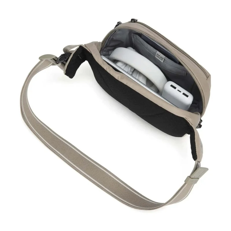 Pacsafe V Anti-Theft RFID Slashguard Secure Travel Hip Pack Beige