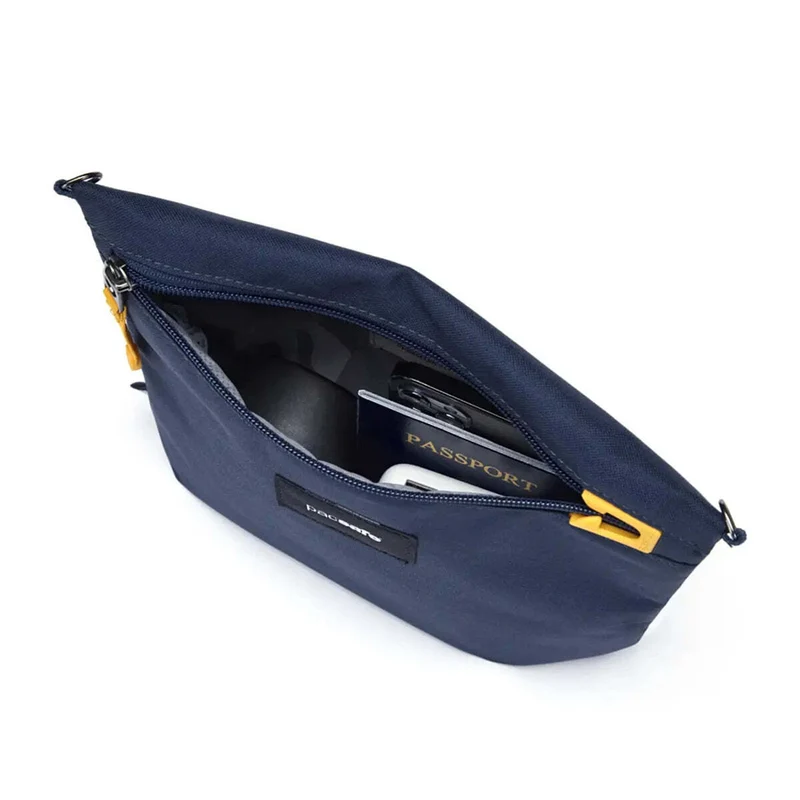 Pacsafe Go Anti-Theft Crossbody Pouch - Coastal Blue