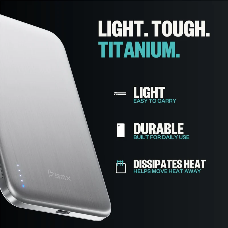 BMX SolidSafe Air 5K Powerbank (Silver)
