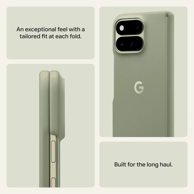 Google Pixelsnap Case for Pixel 11 Pro Fold (Olive)