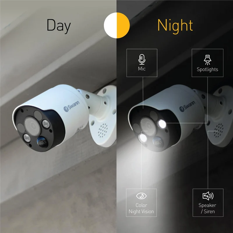 Swann 6K Pro Series NVR Securtiy Camera System (4 Cameras)