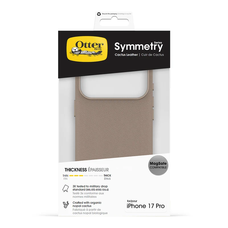 Otterbox Symmetry Cactus Leather Case for iPhone 17 Pro - Cottonwood Glen