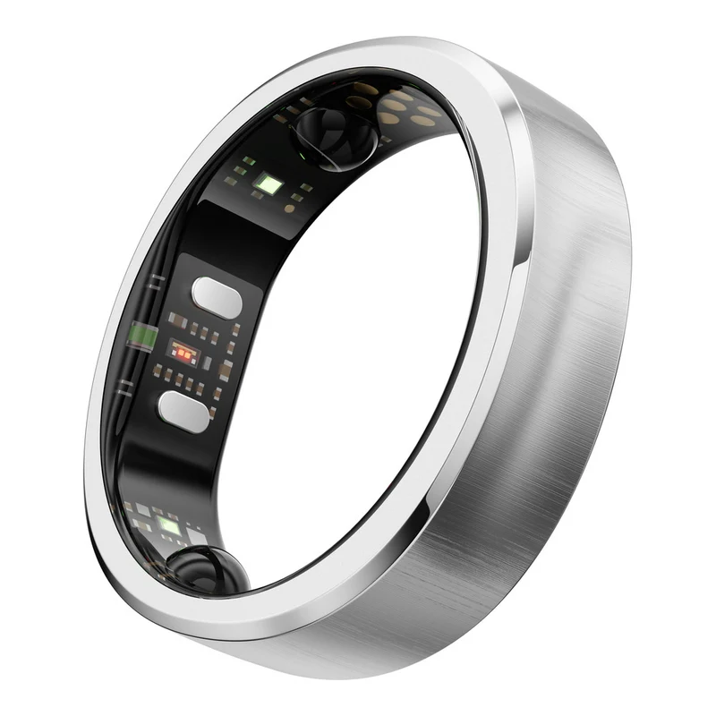 RingConn Gen 3 Smart Ring - Size 12 (Brushed Silver)