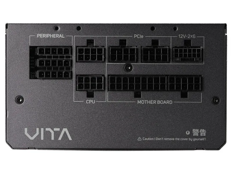 FSP VITA GM 1000W 80+ Gold ATX 3.1 PCIe 5.1 Fully Modular Power Supply (Black)