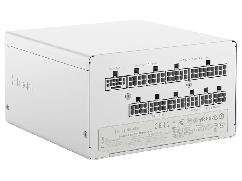 Fractal Design Ion 3 1000W 80 Plus Gold Fully Modular Power Supply (White)
