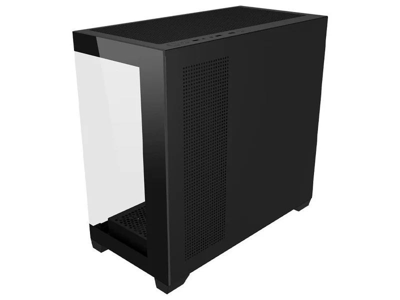 FSP S340 Tempered Glass mATX Case - Black