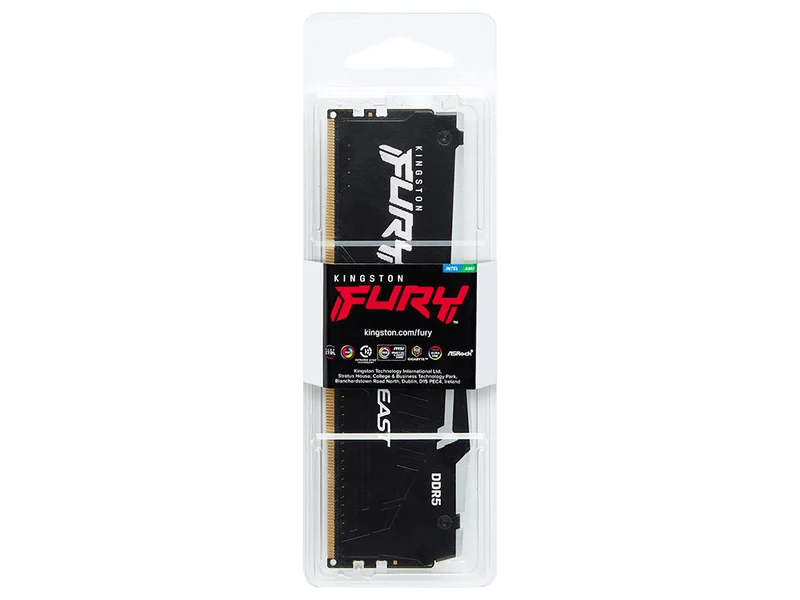 Kingston FURY Beast DDR5 RGB16GB (2 X 8GB) 6000MT/s C36 Desktop RAM (Black)