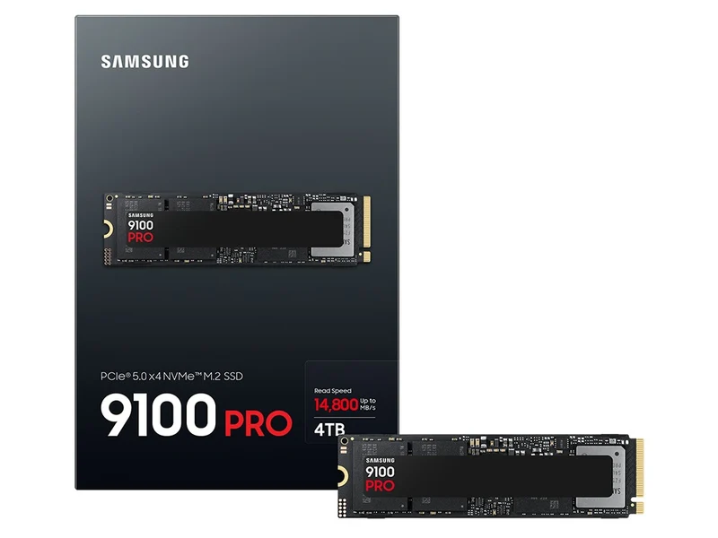 Samsung 9100 Pro 4TB PCIe Gen5 NVMe M.2 SSD