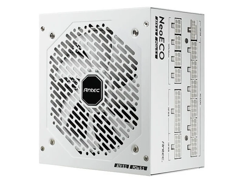 Antec NeoECO Gold M NE1000G M 1000W 80+ Gold Fully Modular ATX 3.0 Power Supply - White