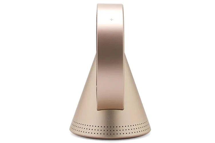 Lexon Conic Radio Alarm Clock With FM Bluetooth Speaker - Gold