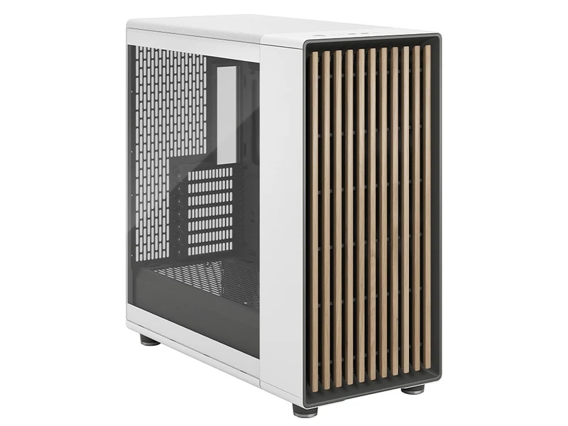 Fractal Design North XL Mid-Tower Case - Chalk White TG Clear