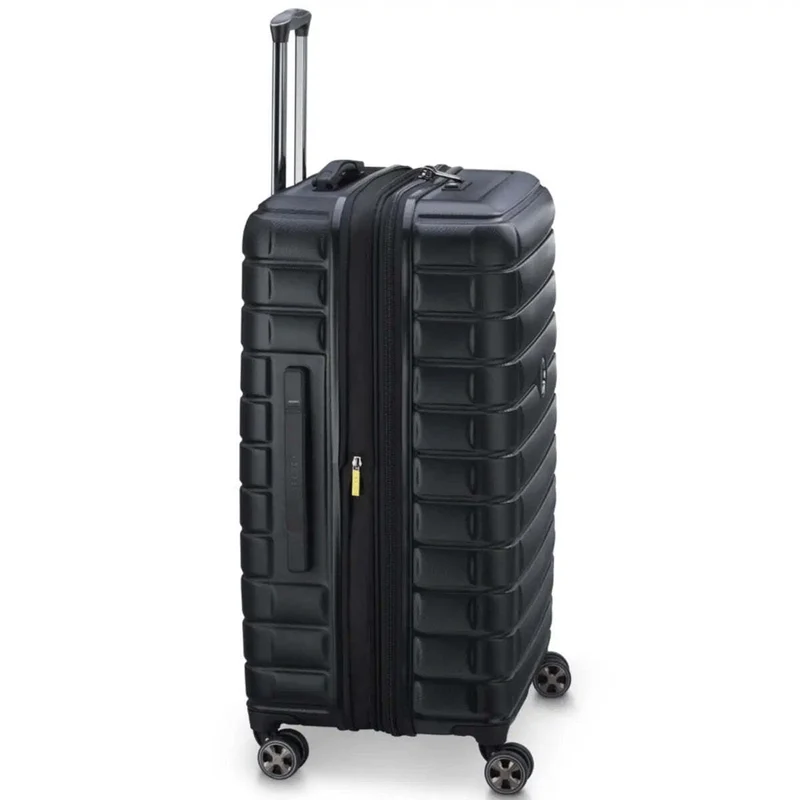 Delsey Shadow 5.0 - 75 cm Expandable 4 Wheel Suitcase - Black