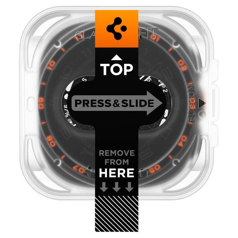 Spigen Galaxy Watch Ultra 2 47mm 2026 GLAS.tR EZ Fit 2PCS Screen Protector (Clear)