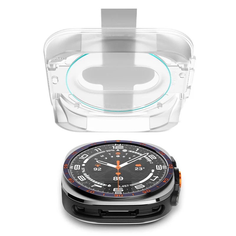Spigen Galaxy Watch Ultra 2 47mm 2026 GLAS.tR EZ Fit 2PCS Screen Protector (Clear)