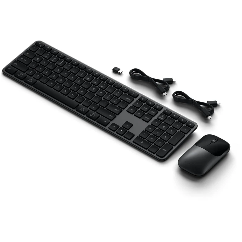 Satechi Slim CEX3 Wireless Keyboard and Mouse Combo (Space Black)
