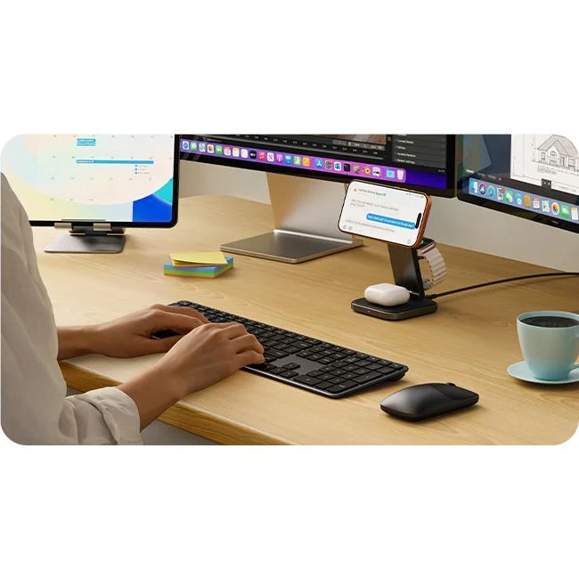Satechi Slim CEX3 Wireless Keyboard and Mouse Combo (Space Black)