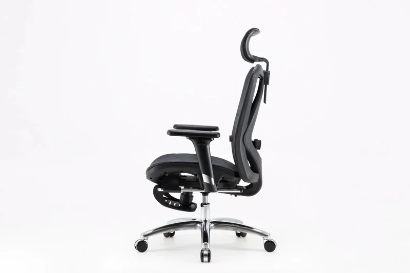 Sihoo M57 Ergonomic Office Chair with Built-in Footrest (Black)