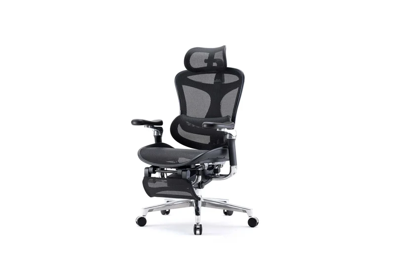 Sihoo DORO-C500 Ergonomic Office Chair with Footrest (Black)