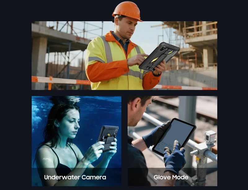 Blackview Rugged Active 7 - 11" Android Tablet 128GB - (Black)