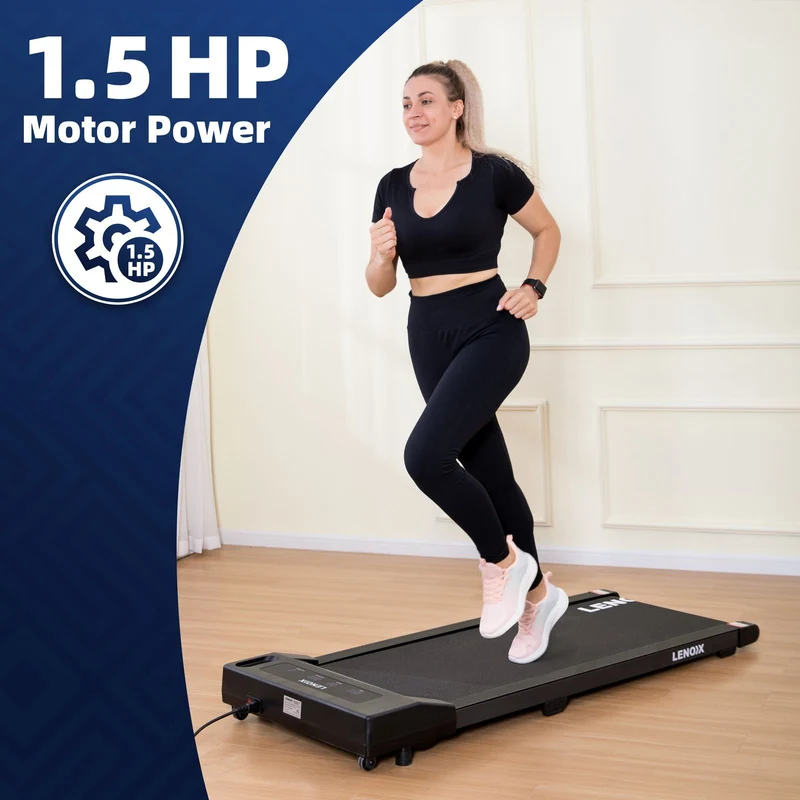 Lenoxx 1.5 HP 52cm Electric Walking Pad Treadmill