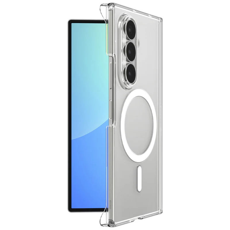 Spigen Galaxy Z Fold 8 Ultra Air Skin Zero (MagFit) Case (Clear Case / White Ring)