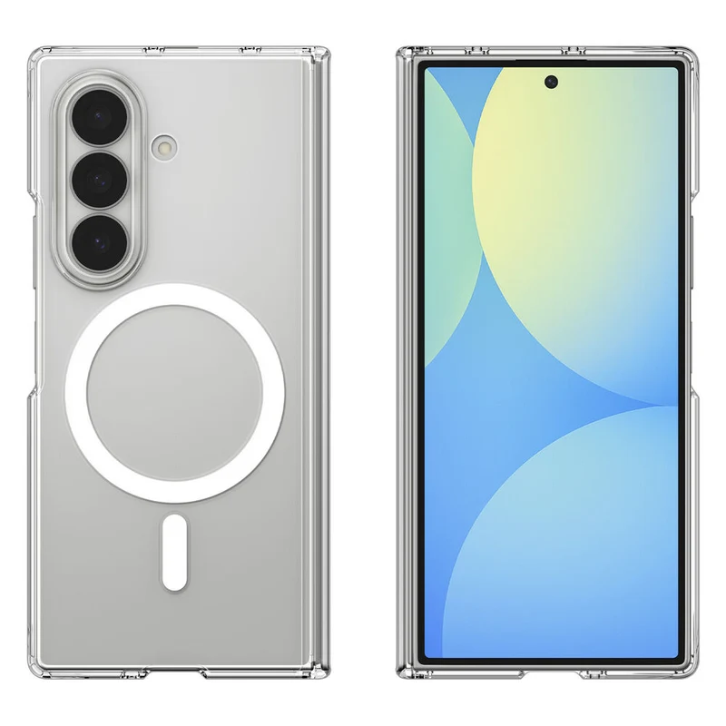 Spigen Galaxy Z Fold 8 Ultra Air Skin Zero (MagFit) Case (Clear Case / White Ring)