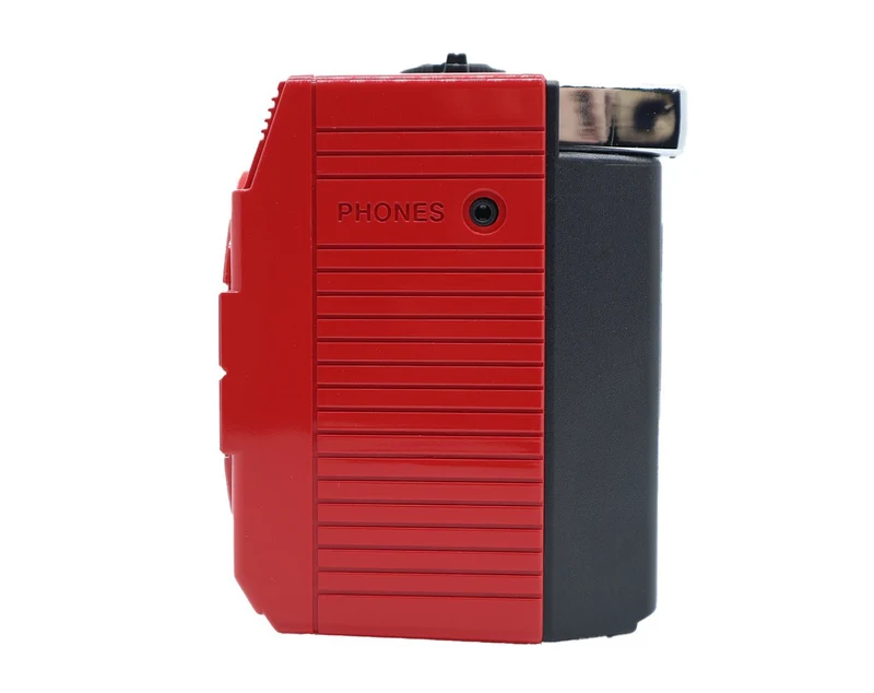 Precision Audio PA-4000 Portable Bluetooth Cassette Player (Red)