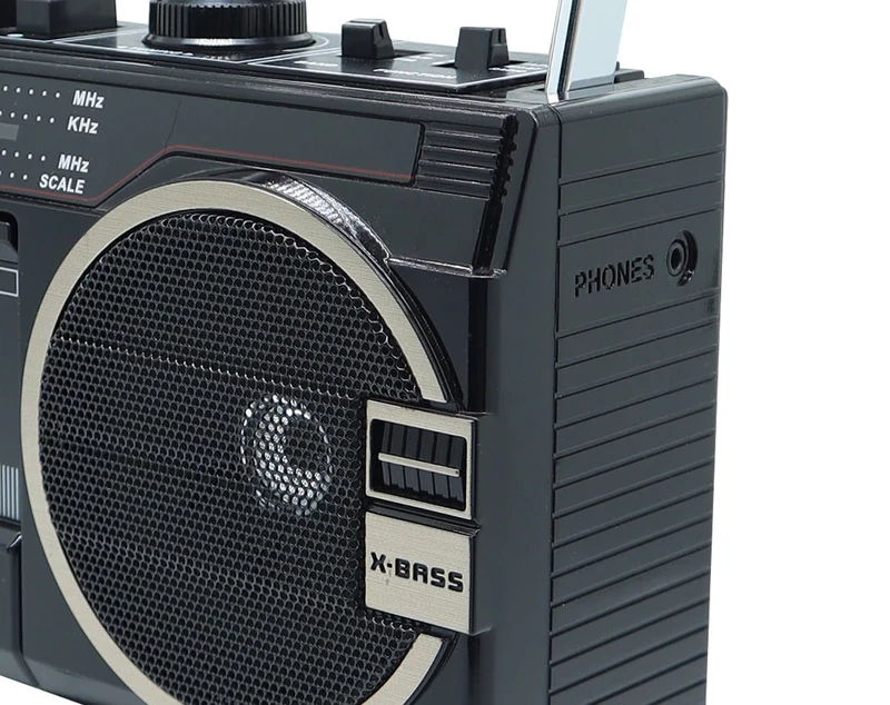 Precision Audio PA-4000 Portable Bluetooth Cassette Player (Black)
