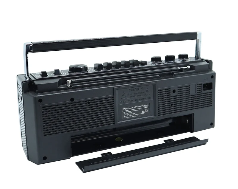 Precision Audio PA-4000 Portable Bluetooth Cassette Player (Black)