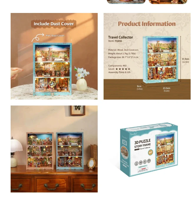 Tonecheer Travel Collector Story Frame Kit