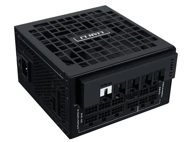 Lian Li 1000W Rotational Shift 80+ Gold Fully Modular ATX Power Supply with 4 Port USB Hub - Black (RS1000G.BH)
