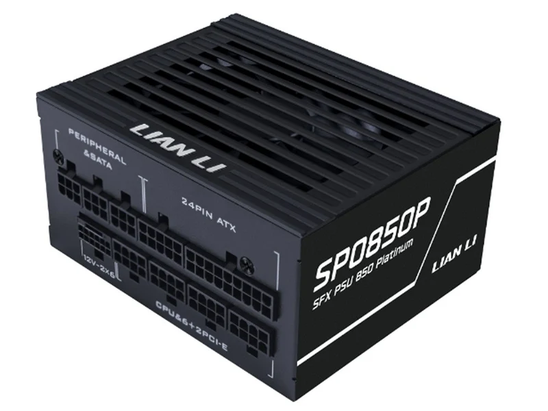 Lian Li 850W 80+ Platinum Fully Modular PCIe 5.1 ATX 3.1 Power Supply (SP0850P.B)