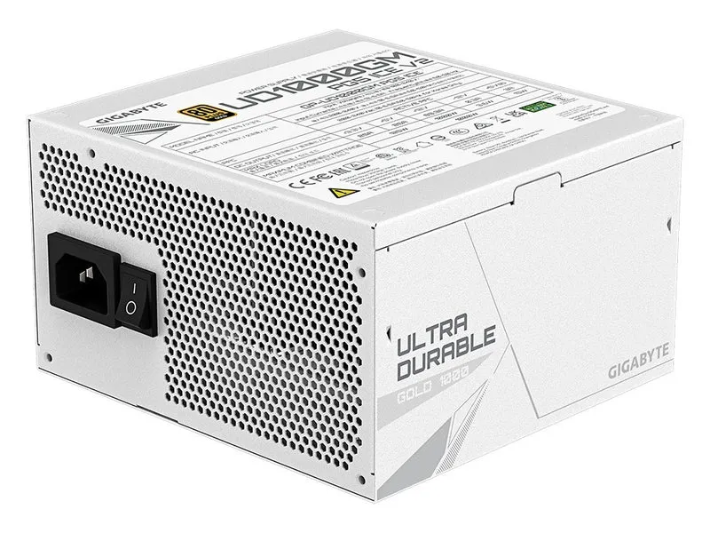Gigabyte 1000W 80+ Gold Fully Modular PCIe 5.1 ATX 3.1 Power Supply (GP-UD1000GM PG5 ICE)