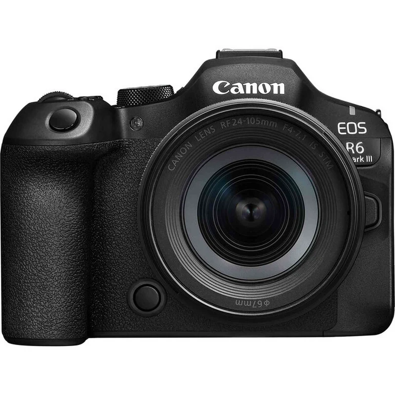 Canon EOS R6 Mark III Mirrorless Camera with 24-105mm f4-7.1 RF Lens | 32.5MP Full Frame Imaging, 7K RAW Video, 4K 120p Recording, Dual Pixel CMOS AF II, IBIS, 40fps Burst, and Dual Card Slots + More