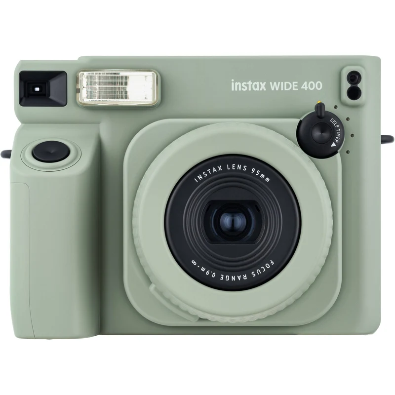 Fujifilm INSTAX Wide 400 Instant Camera - Sage Green, Case For Instax Wide 400