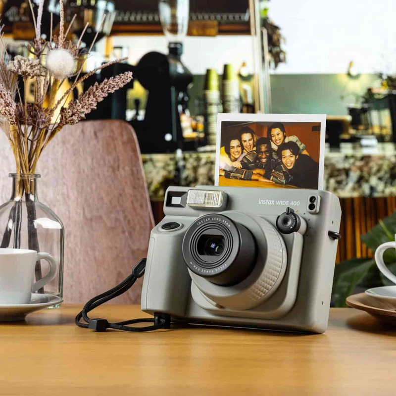 Fujifilm INSTAX Wide 400 Instant Camera - Sage Green, Case For Instax Wide 400