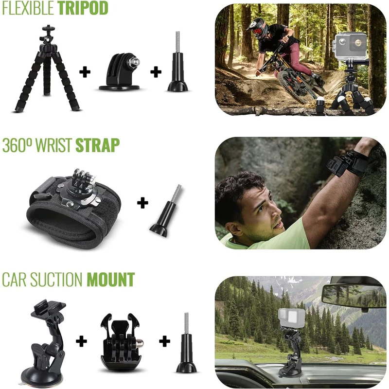 GoPro MAX2 360 Waterproof Action Camera + Accessory Kit + 64GB Memory Card
