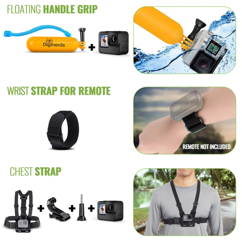 GoPro MAX2 360 Waterproof Action Camera + Accessory Kit + 64GB Memory Card